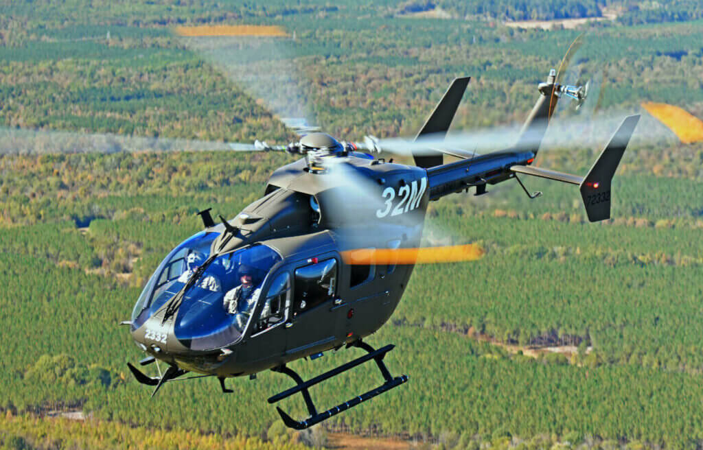 A Texas-based Airbus Group affiliate will provide spares, material and engineering support to the U.S. Army and National Guard units operating Lakota helicopters. Airbus Photo