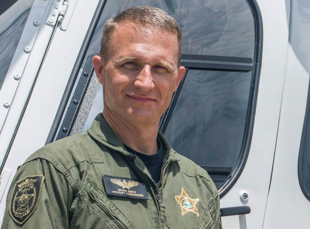 A pilot since 1992, Bryan Smith flies rotary-and fixed-wing aircraft for the Seminole County Sheriff's Office, where he serves as safety officer and instructor pilot. HAI Photo