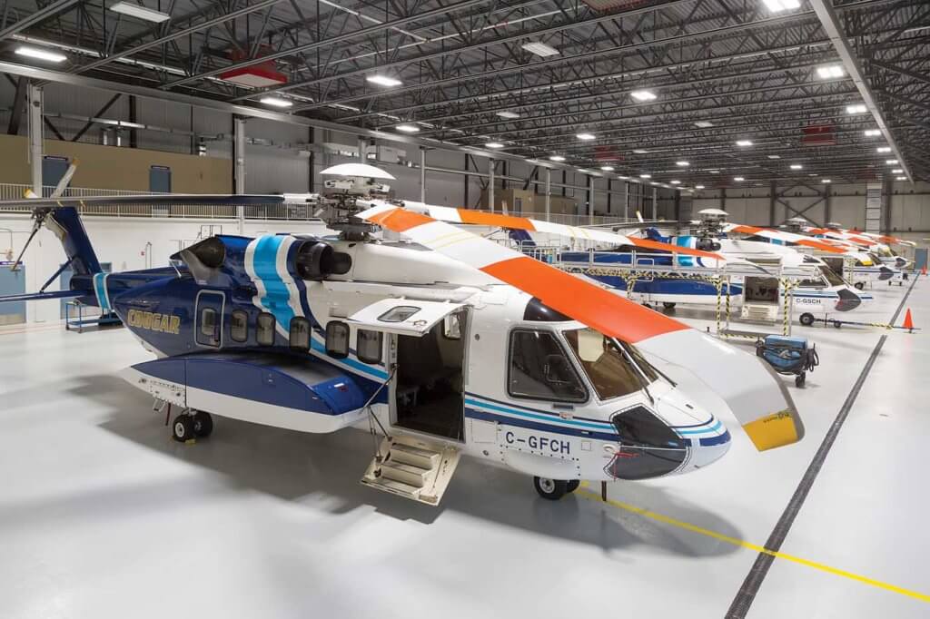 Running along the rear of the hangar, underneath the mezzanine, are various rooms for different maintenance activities, such as avionics, composites, and batteries. Heath Moffatt Photo