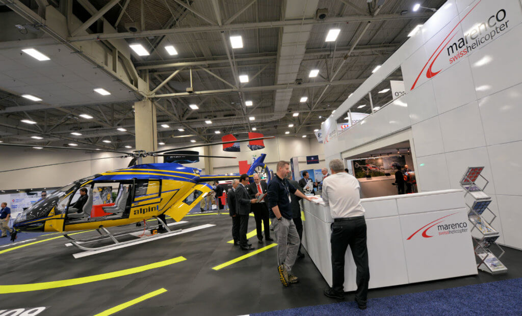 Marenco now has more than 90 letters of intent (LOIs) and 10 orders for the SKYe SH09, and is working to translate more of those LOIs into firm commitments. Marenco Swisshelicopter Photo