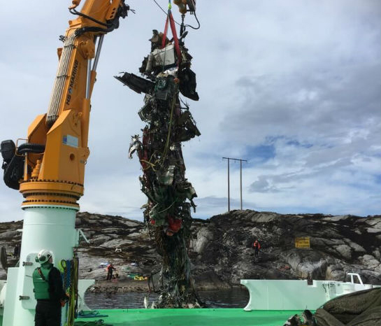 The main wreckage and other components from the crash are being stored at the Haakonsvern naval base in Bergen, Norway. AIBN Photo