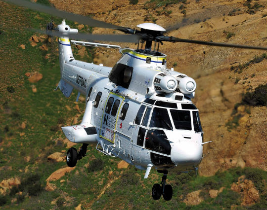 The H215 combines the advanced avionics and digital autopilot of the H225 with the proven AS332 airframe, providing a unique combination of capabilities for the utility market. Photos by Skip Robinson