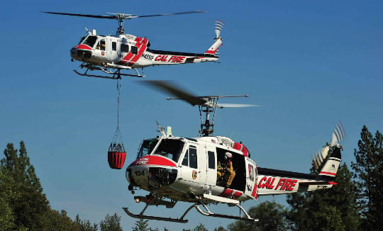 CALFIRE operates a fleet of UH-1H Super Hueys, but because they are in public service, they are not under the regulation of the FAA, and are therefore not operated as restricted category aircraft. Skip Robinson Photo