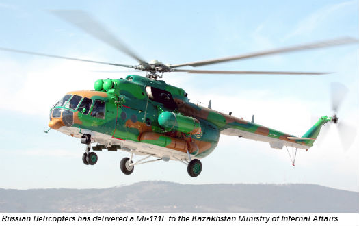 Russian Helicopters Delivers Mi 171e To Kazakhstan Vertical Mag