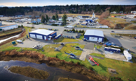 E & B is headquartered in Campbell River, where it spreads its operations across two hangars that total about 12,500 square feet. Heath Moffatt Photo