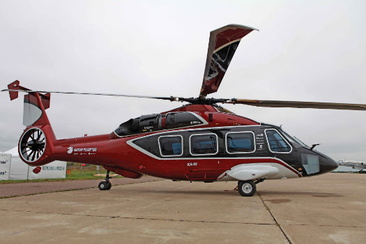 A Russian Helicopters Kamov Ka-62. Turbomeca sees Russian Helicopters as one of the key players in the global helicopter industry.