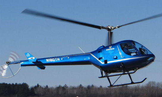 The TH180 is a new, two-seat training helicopter based on the Enstrom F28F, and powered by a Lycoming IO-390 engine. Enstrom Photo