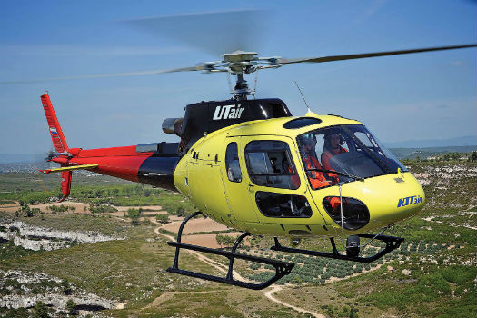 UTair’s fleet consists of Russian Helicopters and Airbus Helicopters variants, along with the Robinson R44. Shown here is an AS350 B3. Anthony Pecchi Photo/Airbus Helicopters Photo