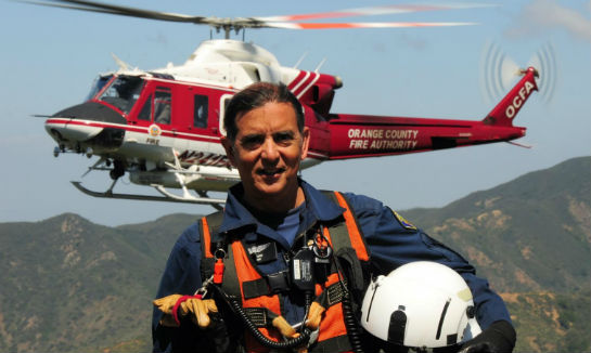 Capt. Dave Lopez is retiring after a 33-year career, including 22 years with Orange County Fire Authority Air Operations. Skip Robinson Photo