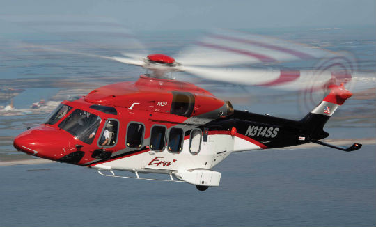 Era pilots trained to fly the AW189 at the Finmeccanica training facility in Sesto Calende, Italy. The course consisted of 13 days of comprehensive ground school followed by 40 hours in Finmeccanica's Level D simulator, flying from both seats. Dan Megna Photo