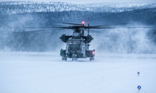 Although temperatures during the exercise weren’t as frigid as originally expected, German crews were able to test themselves and their airframes in cold and snowy conditions. Johannes Heyn Photo