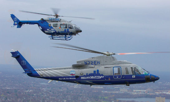 Reimbursables and charitable donations cover around 70 percent of Boston MedFlight’s $26 million annual operating budget. Its consortium hospitals chip in to cover the balance. James De Boer Photo