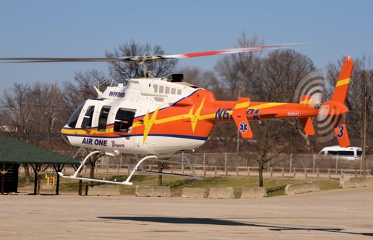 All of Bell's production helicopters, including the Bell 407, are equipped with CRFS. However, some older Bell aircraft are still flying without CRFS, despite the availability of retrofit kits. Skip Robinson Photo
