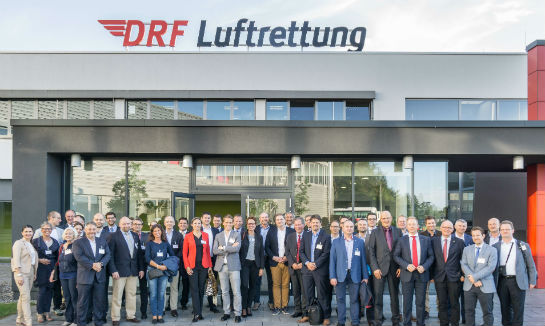 Participants of the EHAC symposium 2016 visited the Operation-Center located at Karlsruhe/Baden-Baden Airport. DRF Luftrettung Photo