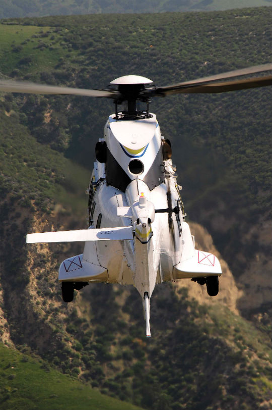 The H215 uses the same Turbomeca Makila 1A1 turboshaft engines found on the AS332 C1 and L1.