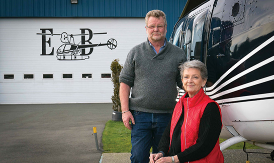 Co-owner and co-founder Ed Wilcock and his wife Vicki Wilcock. The two will soon take a back seat in the running of the company, but Ed admitted it would be hard for them to retire completely. Heath Moffatt Photo