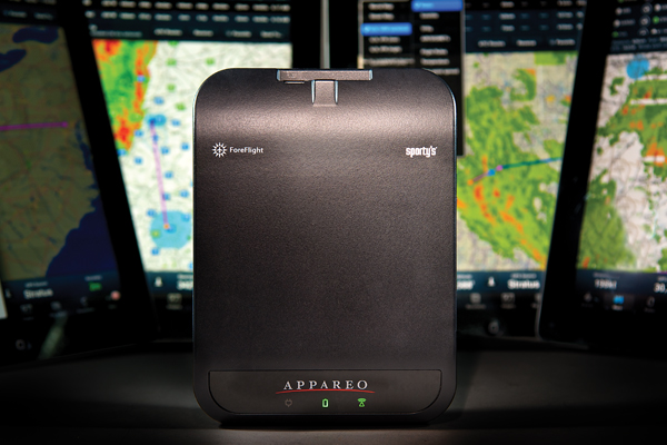 The new Appareo Stratus is the result of a combined effort between Appareo Systems, ForeFlight LLC and Sportys Pilot Shop. Appareo Photo