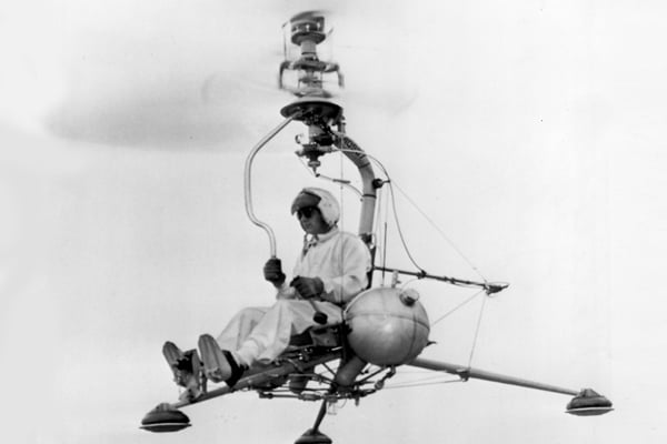 The Kellett KH-15 helicopter was designed to function as a stability research vehicle. The data that resulted from the flight tests of the KH-15 significantly contributed to the improvement of the flying qualities of present-service helicopters. Kellett Aircraft/Jeff Evans Collection Photo