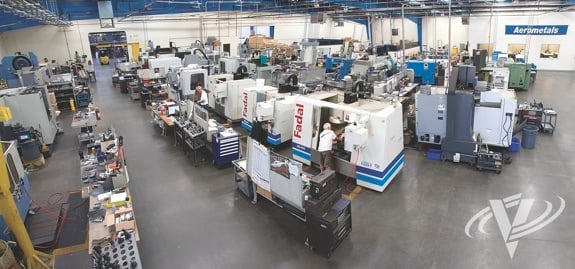  Aerometals has 125 employees working out of a 75,000-square-foot facility in El Dorado Hills, Calif.