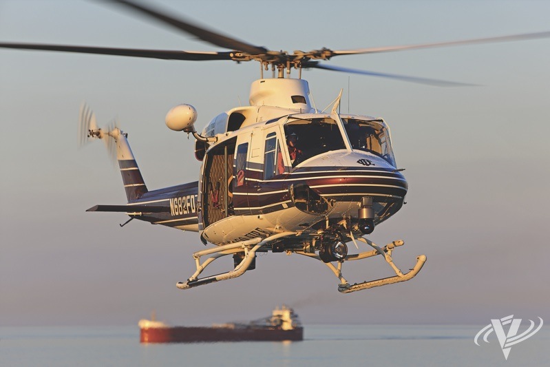 The Chicago Fire Department now has a pair of Bell 412EPs, which are a perfect fit for Air Sea Rescue unit's primary mission: a quick response to accidents around the shoreline of Lake Michigan.