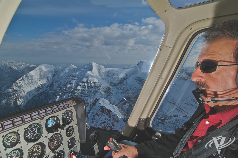 Minuteman founder Jerry Mamuzich, seen here flying a tour over Montana's Glacier National Park in early spring, began working in aviation at the age of 12, performing ground-support functions for his father's fixed-wing operation. Robin Elledge Photo