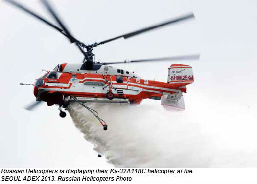 Russian Helicopters presents fire-fighting Mi-171A2 and new Ka-62