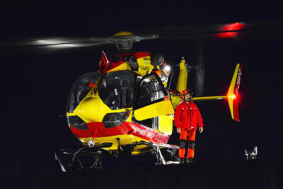 EC145 French "Sécurité civile" from Annecy Air base.