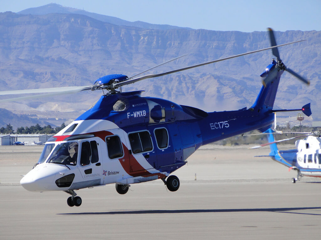 The Eurocopter EC175 arrives in Las Vegas