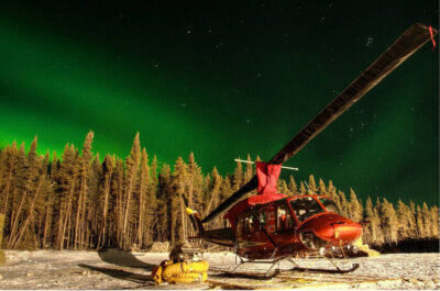 Airspan 212HP in Northern Saskatchewan supporting the Valard powerline project.