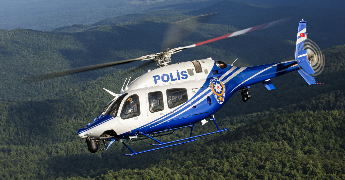 The Turkish National Police's Bell 429 helicopter