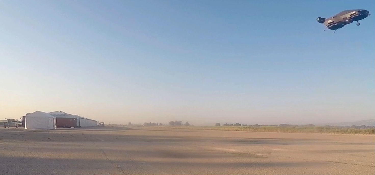 Cormorant UAV in flight