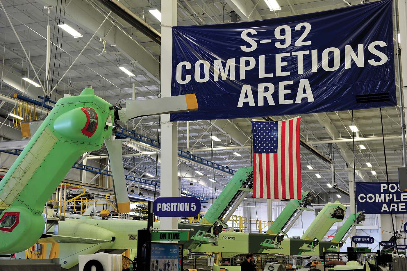 S-92 assembled in Coatesville, Pennsylvania