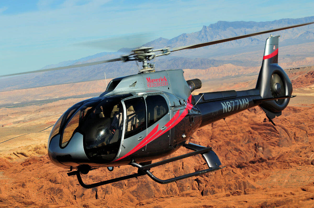 All flights will take place in an Airbus EC130/H130 ECO-Star helicopter. Skip Robinson Photo