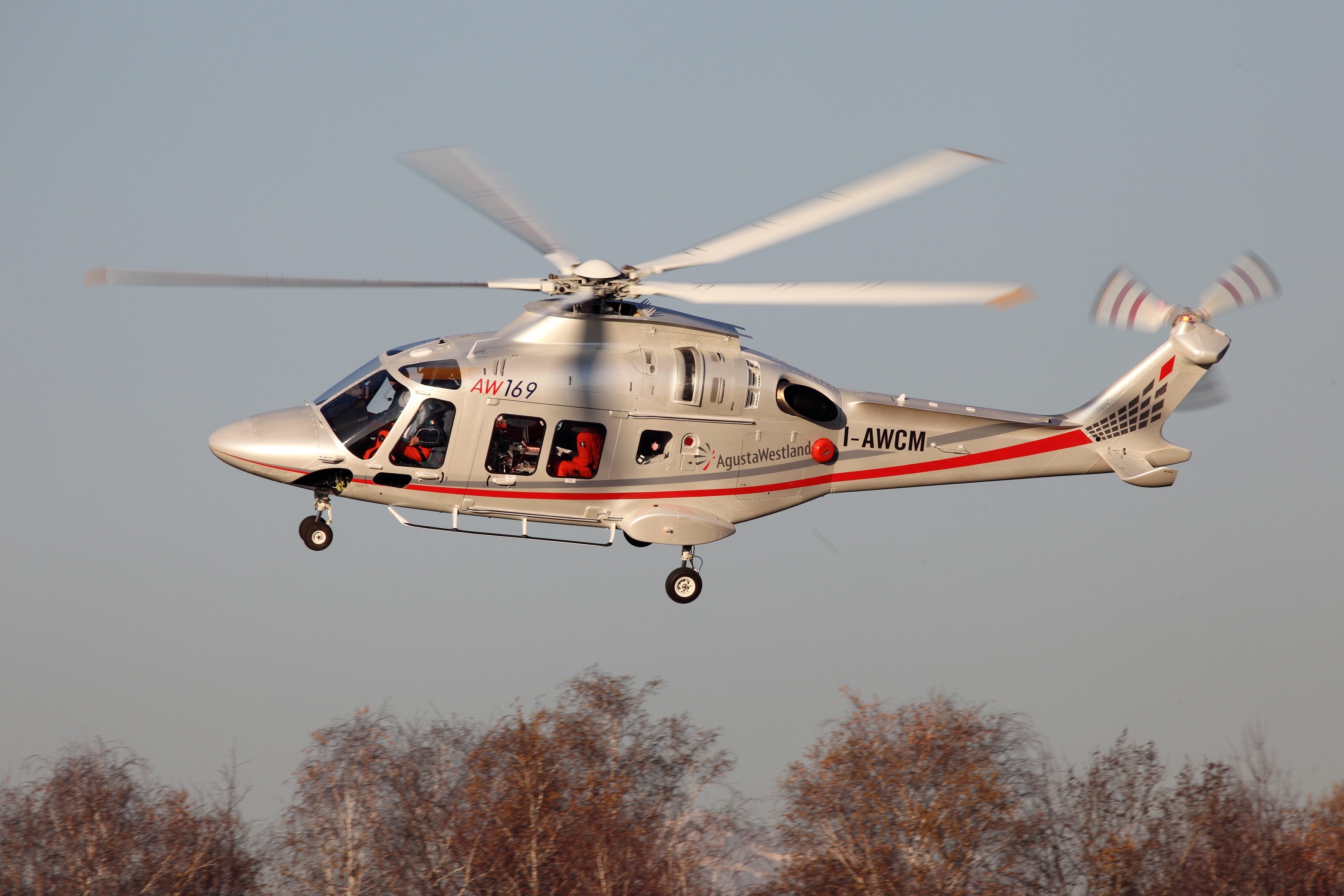 AW169 helicopter in flight
