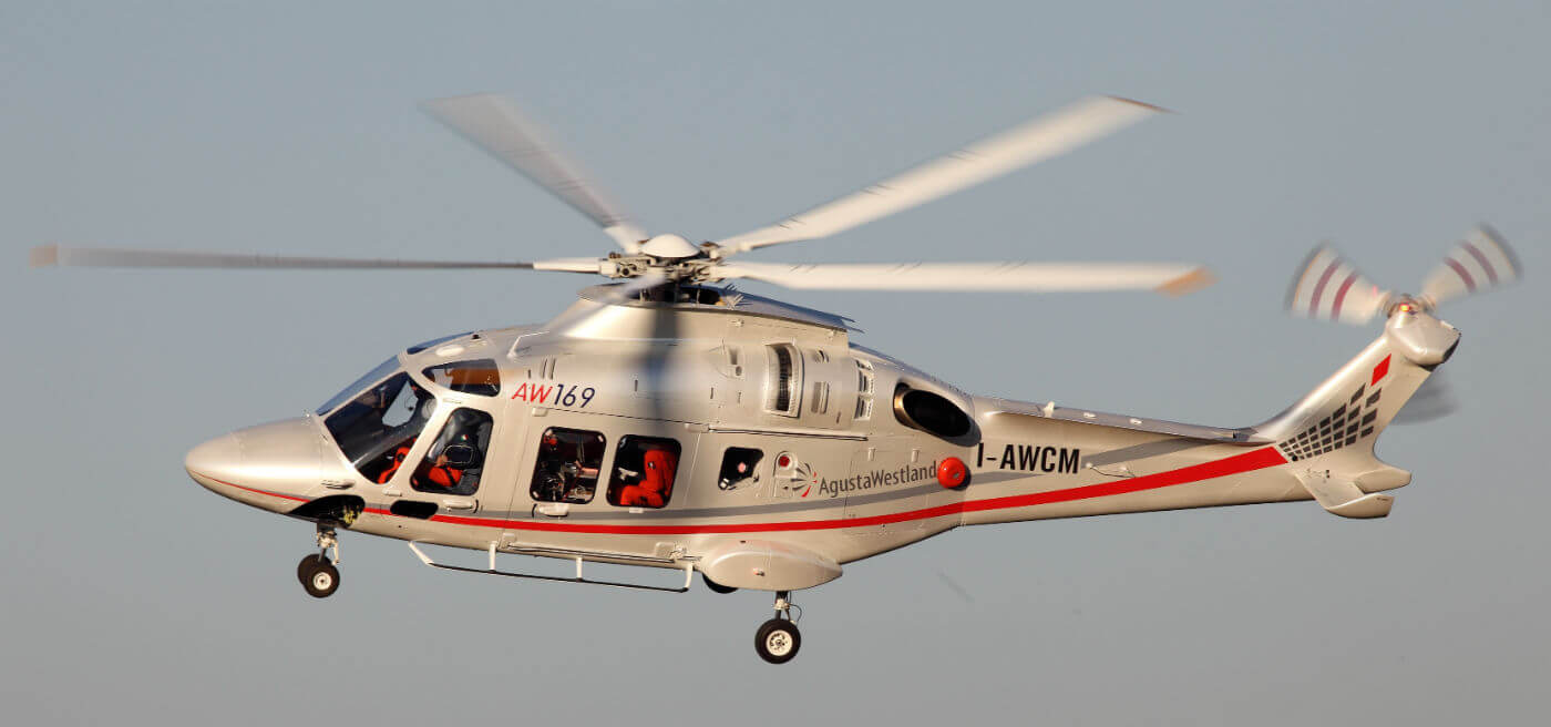 A versatile, new generation twin engine light intermediate category helicopter, the AW169, has been designed in response to the growing market demand for an aircraft that delivers high performance, meets all the latest safety standards and has multi-role capabilities. Leonardo Photo