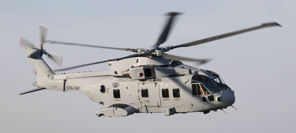 The NGRC aims to develop an aircraft to replace medium multi-role helicopters currently in service, such as the Leonardo AW101. Leonardo Photo