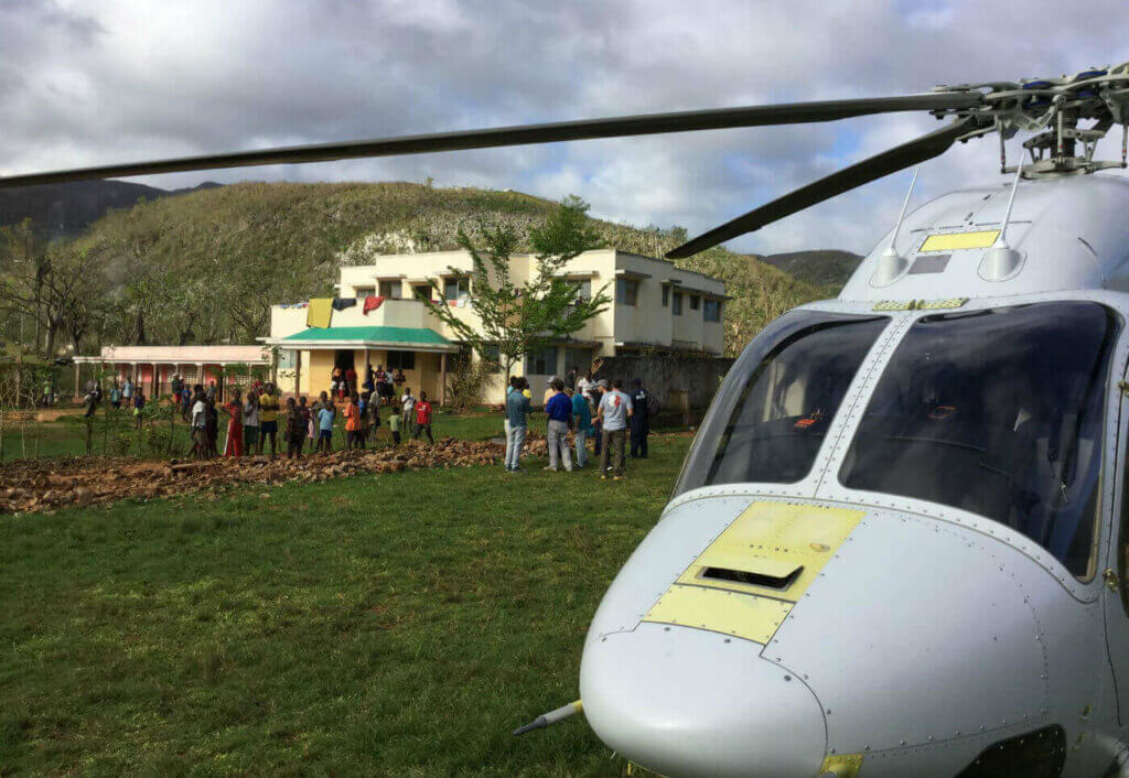 The accident helicopter was a Canadian-registered Bell 429 that Bell Helicopter was operating in Haiti at its own expense. Airlink Photo