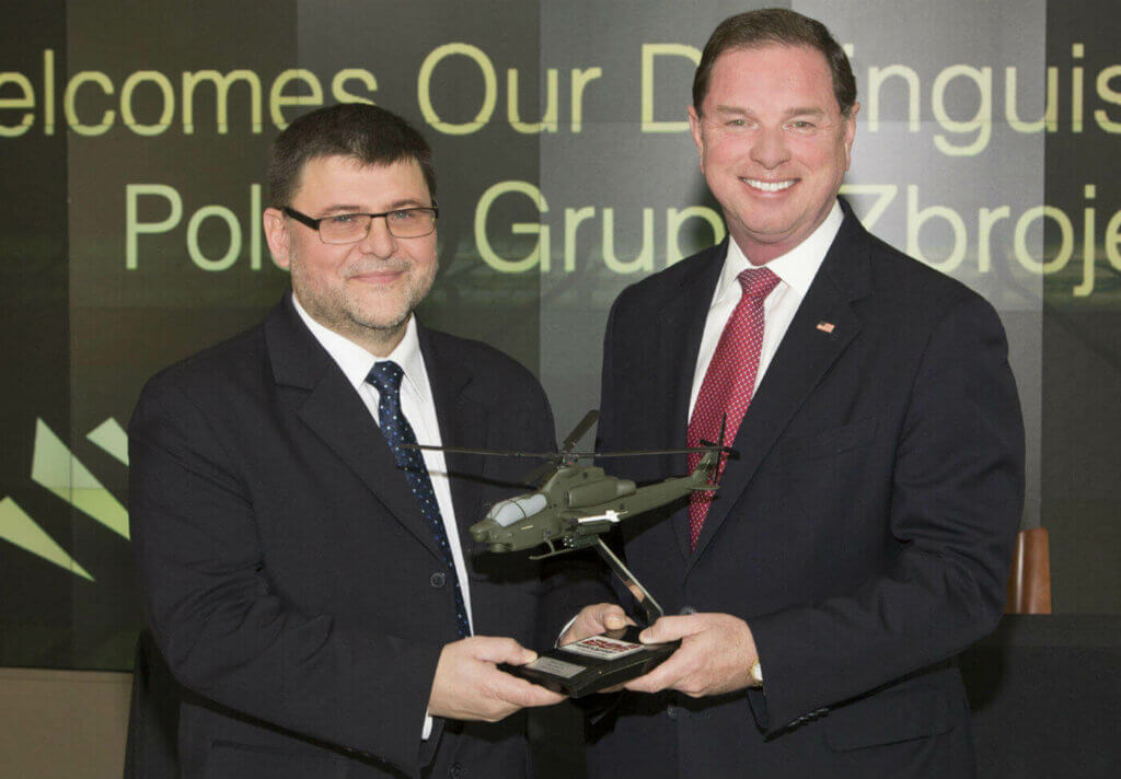 The agreement is a key milestone in the cooperation between Bell Helicopter and Polska Grupa Zbrojeniowa, and follows the signing of a memorandum of understanding between the two companies in June this year. Bell Photo