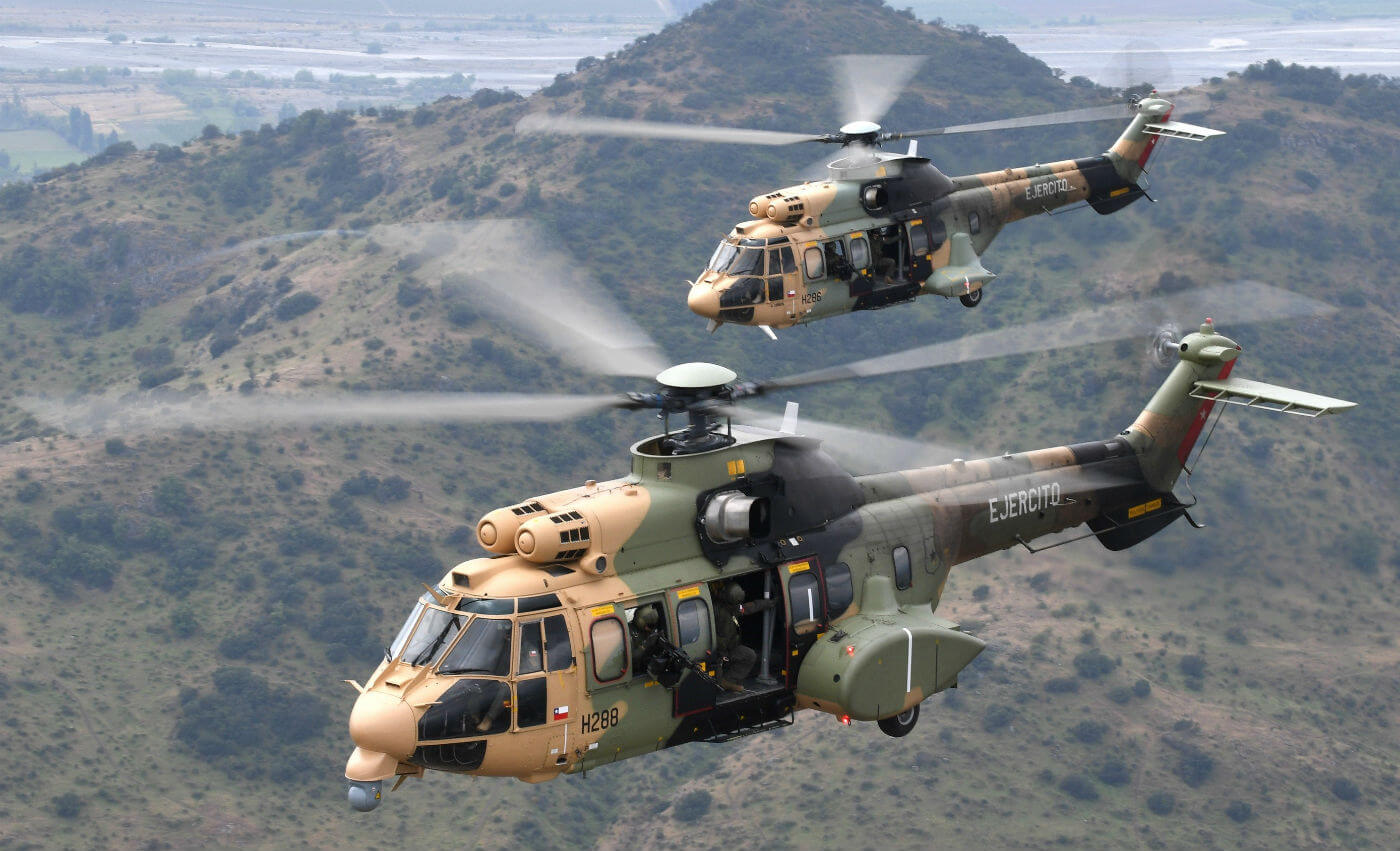 The Chilean Army recently took delivery of a 10th heavy-weight, twin-engine H215M, the last delivery in a project that began in 2008. Airbus Photo