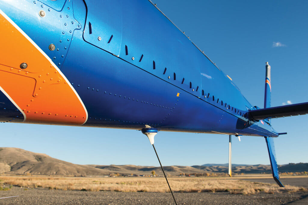 BLR has opted to use high-quality aerospace-grade Ketema fasteners as attachment hardware on the tailboom. Sometimes referred to as