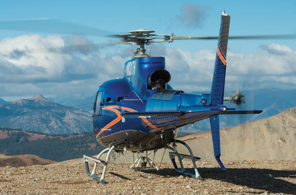 Unlike BLR's FastFin kits for Bell medium helicopters, the H125 kit does not alter the vertical stabilizer.