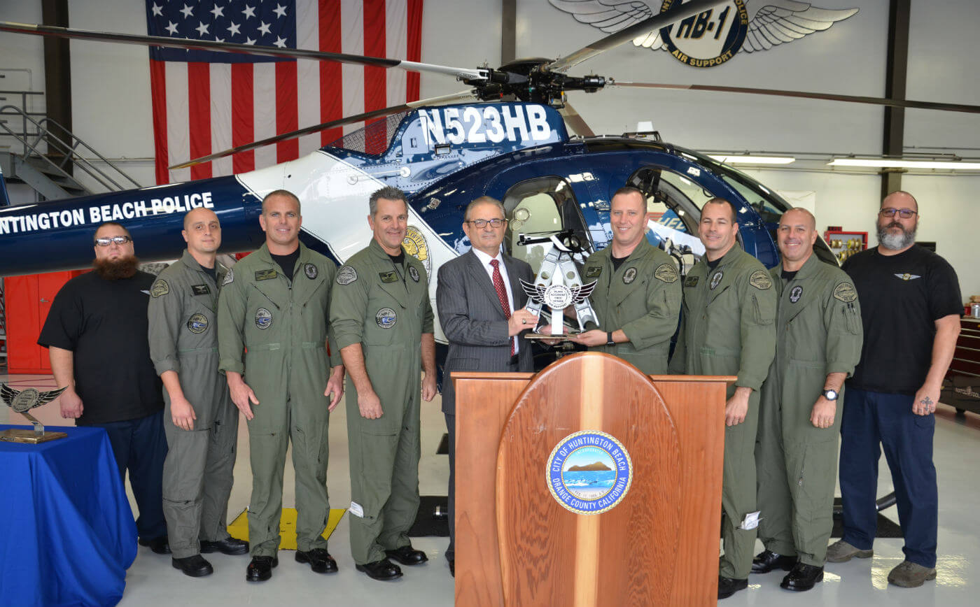 Decades of experience, and thousands of hours of flight time, combined with meticulous maintenance on the helicopters, has helped maintain the Air Support Bureau’s reputation of being accident free. MD Helicopters Photo