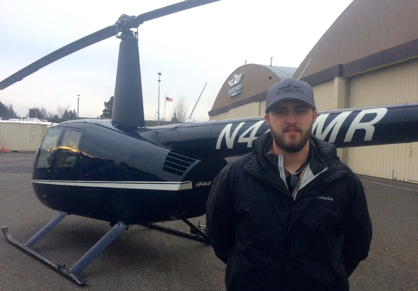 Trent Vick’s interest in aviation was sparked by a 2008 presentation on medical careers that included a fly-in by a helicopter air ambulance out of Missoula, Montana. HAI Photo