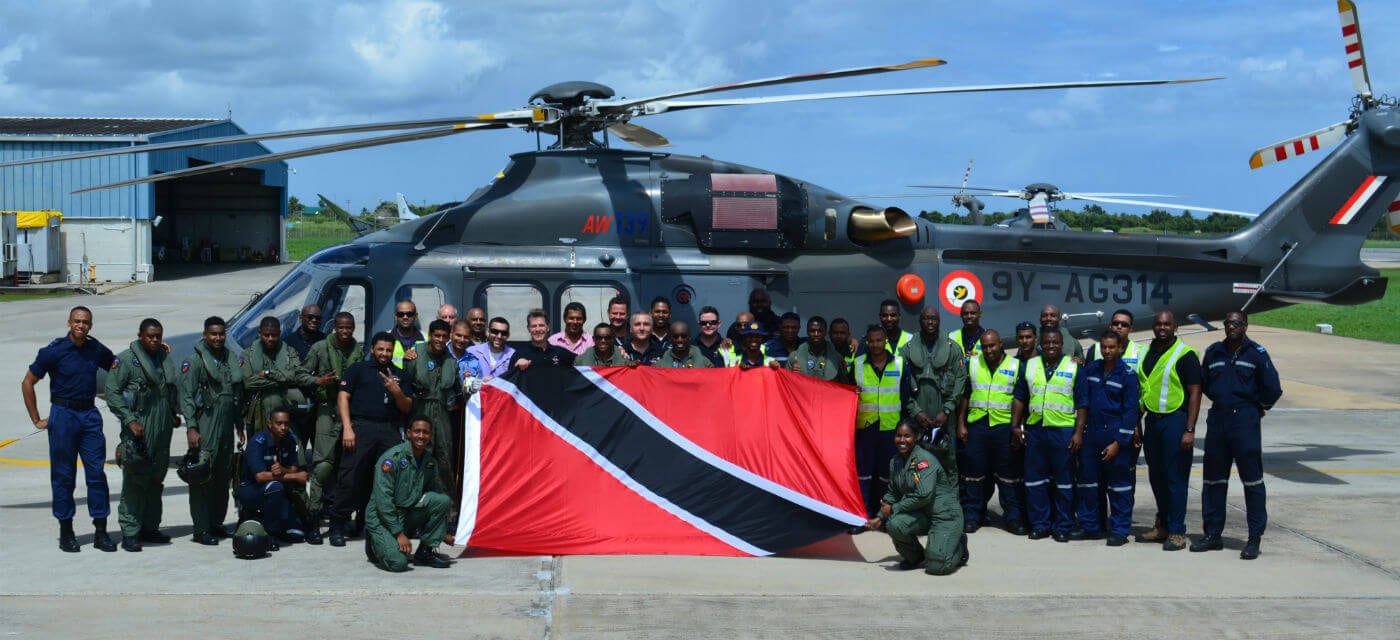 The Trinidad and Tobago Air Guard operates four AW139 helicopters, and has expanded its capabilities and its achievements in the decade since it was formed out of the Coast Guard Air Wing. HAI Photo