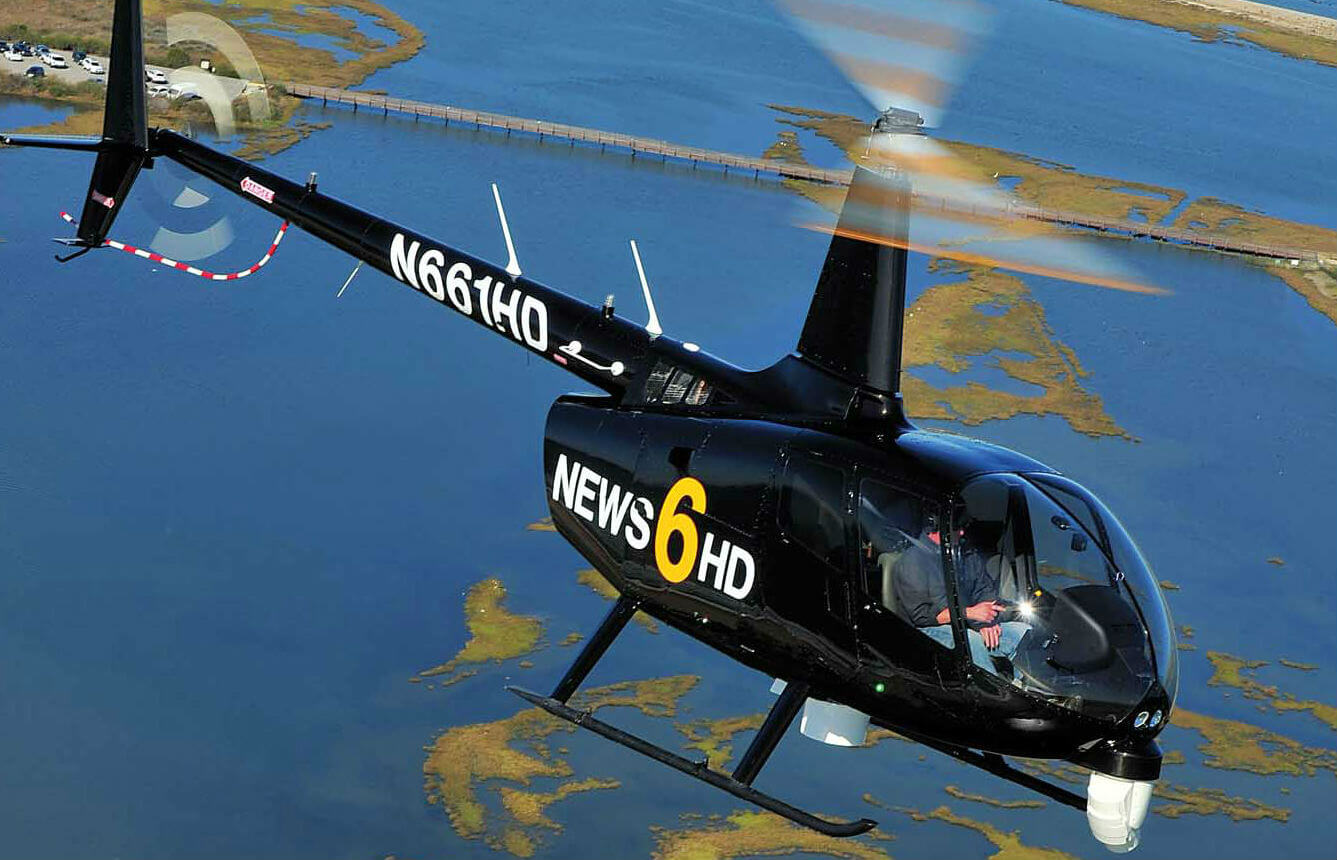 With a highly capable Ikegami HDL-F30 HD camera and Canon 22 to 1 HD lens, the R66 Newscopter will be able to work at higher altitudes, meaning quieter operation for those below. Skip Robinson Photo