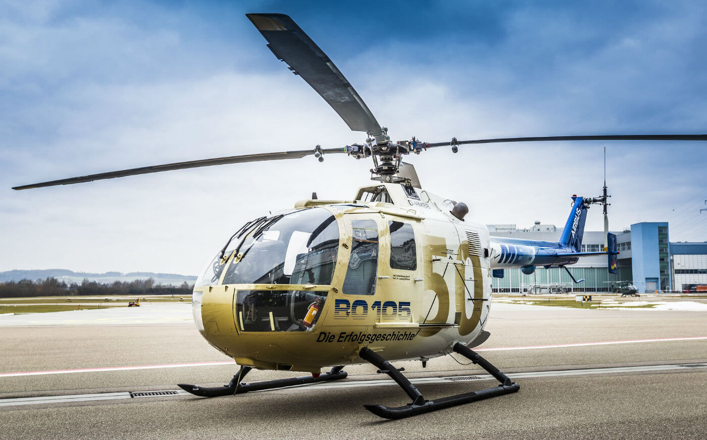 Since the BO105’s first delivery in 1970, more than 300 customers around the world have purchased a total of some 1,400 aircraft, which have been operated in air rescue, as a police and military helicopter, as well as for VIP, passenger and cargo transportation. Airbus Photo