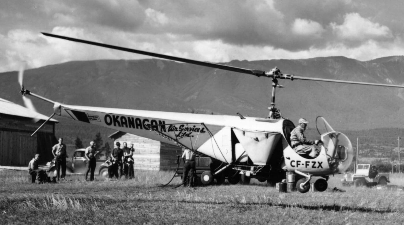 As Okanagan Air Services grew, it was renamed to Okanagan Helicopters Limited in 1952.