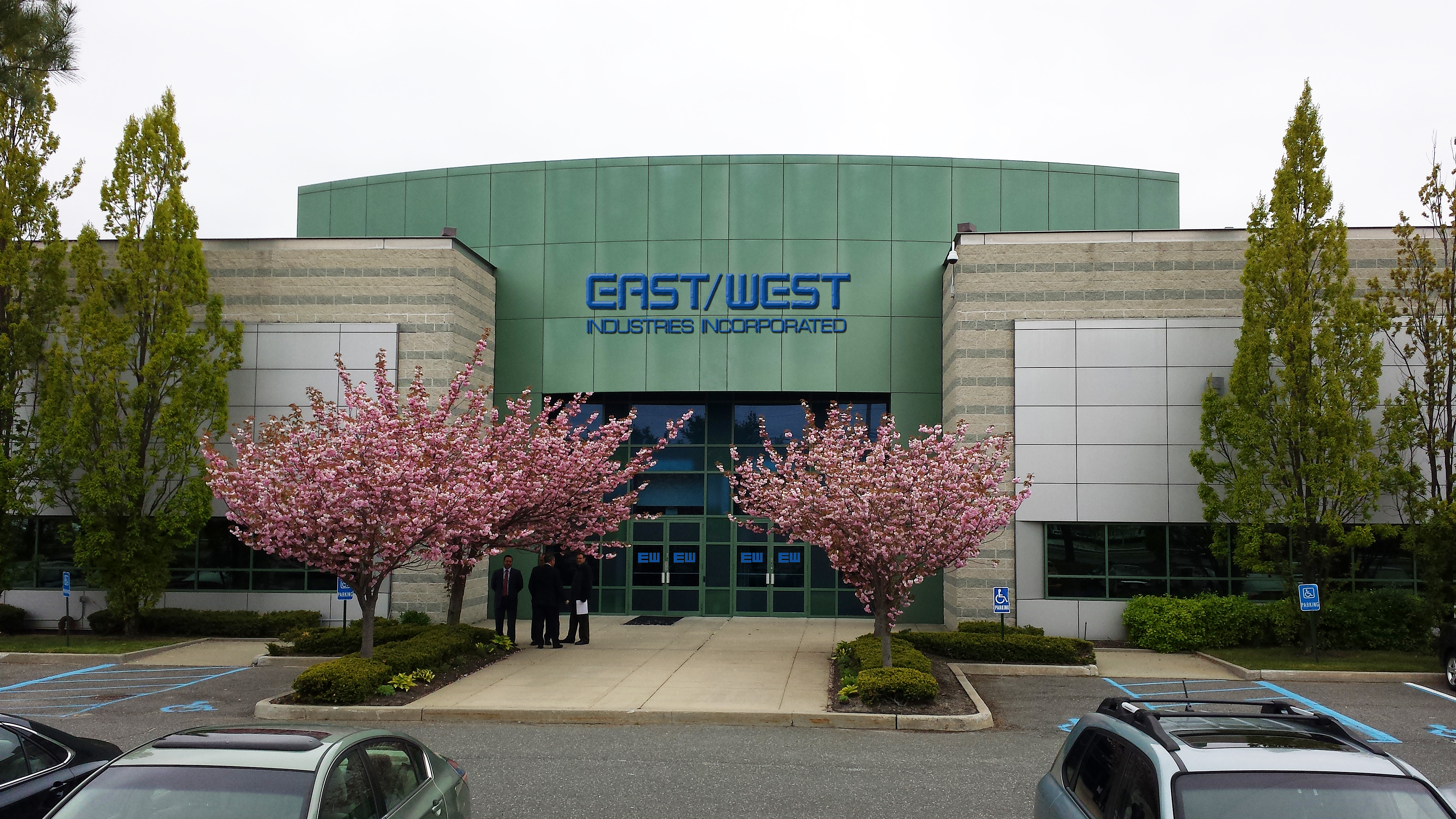 Outside view of new East/West Industries building