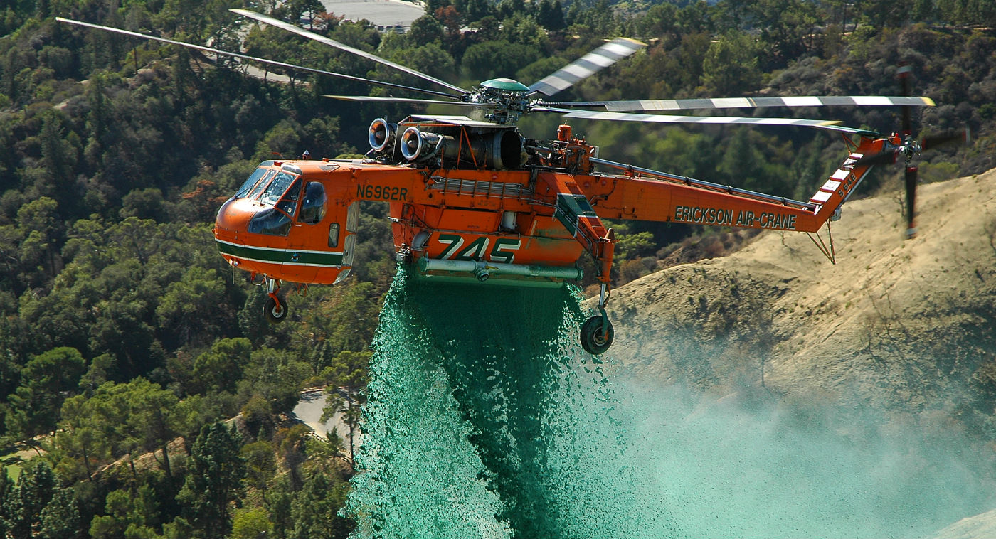 The Aircrane will be manufactured to include a firefighting helitank and foam cannon. Erickson Photo