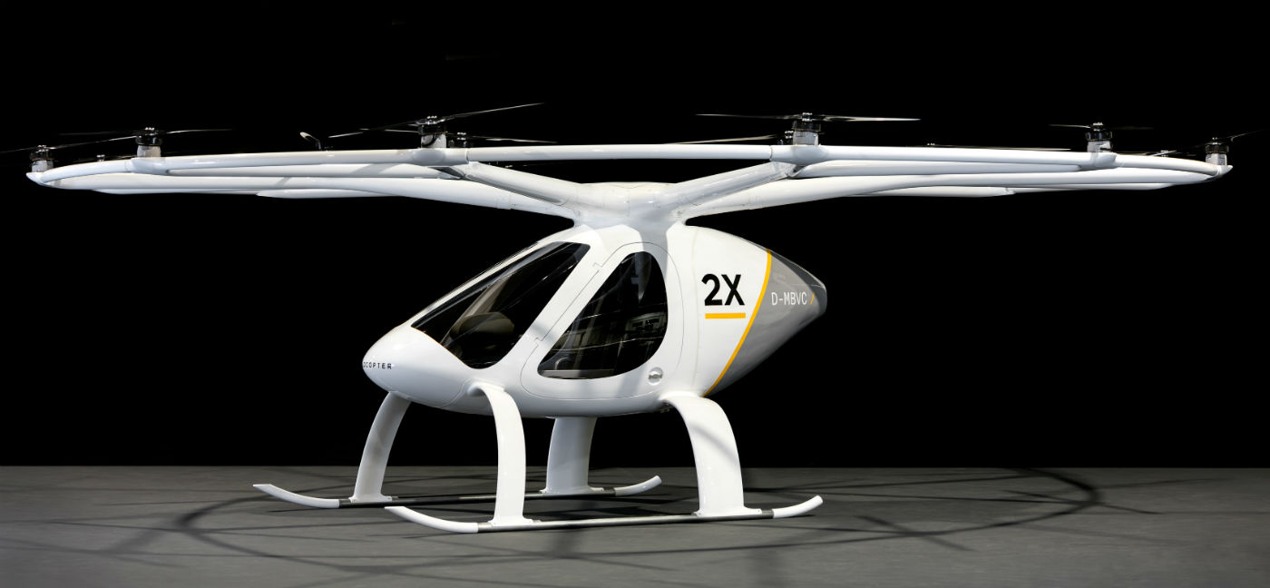 The Volocopter 2X has been developed for approval as an ultralight aircraft and should receive “multicopter” type certification that shall be created under the new German UL category in 2018. e-volo Photo